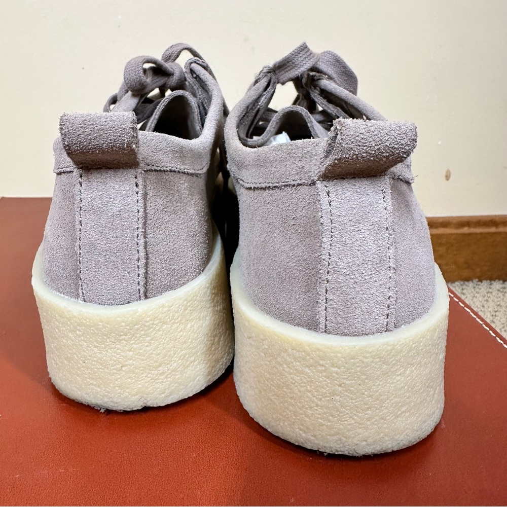 Steve Madden Wayland Wallabee Taupe Suede Platform Shoes Retro 70s Sz 8.5 - Picture 8 of 9